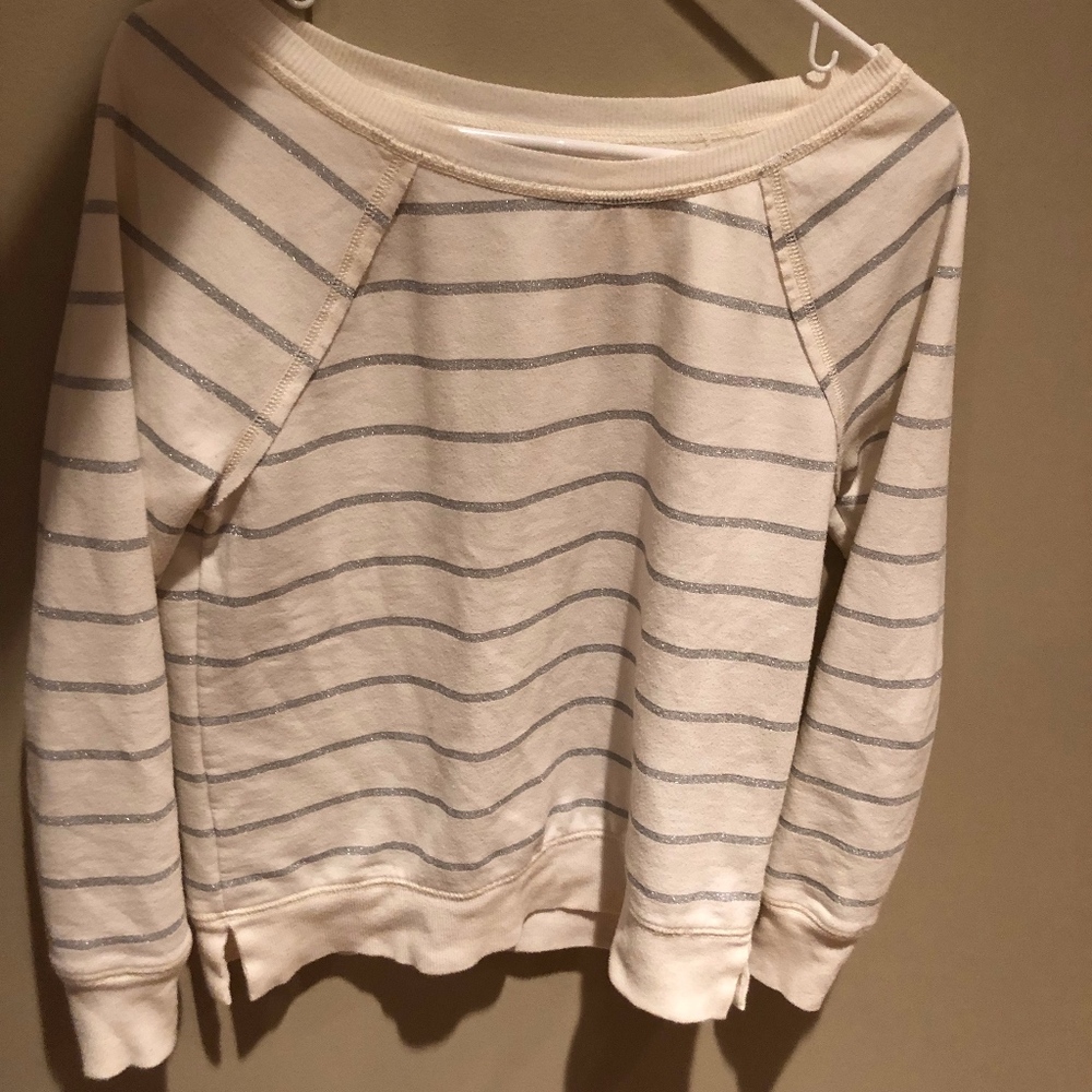 white sweater